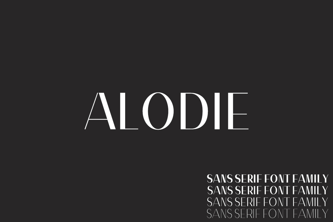 Alodie: The Modern Sans Serif Font for High-Impact Campaign Design