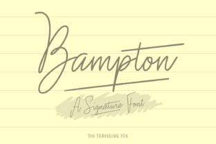 Bampton Script Font for Elegant Small Business Branding