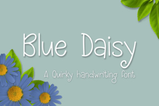 Blue Daisy Typeface for Editorial Design and Content Branding