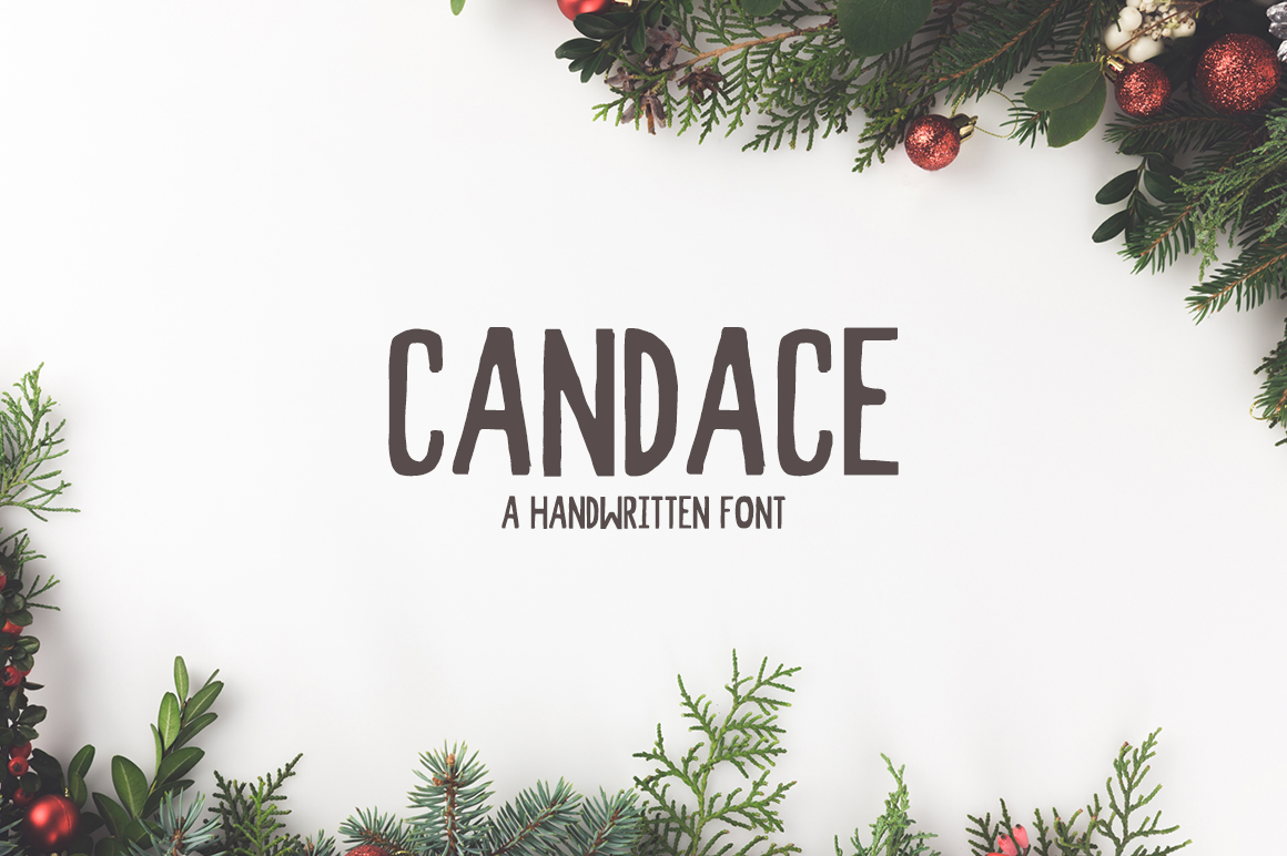 Candace Handwritten Font for Modern Craft Projects