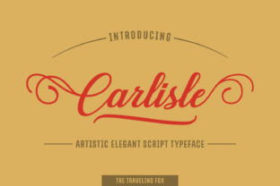 Carlisle Script Font for Elegant Brand Identity