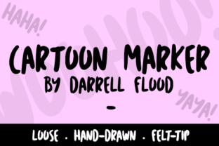 Cartoon Marker Typeface for Digital Branding and Web Design