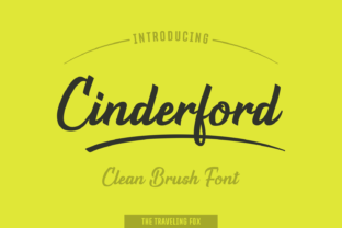 Cinderford: The Bold Script Typeface for Scroll-Stopping Visuals