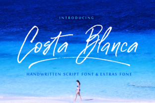 Costa Blanca Script Handwritten Font for Editorial Design