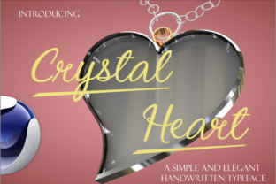Crystal Heart Typeface: Elevating Small Business Brand Identity