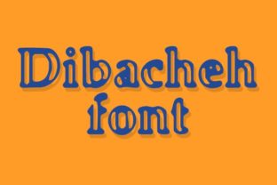 Dibacheh: A Bold Serif Font for Handmade Brands and Decorative Designs