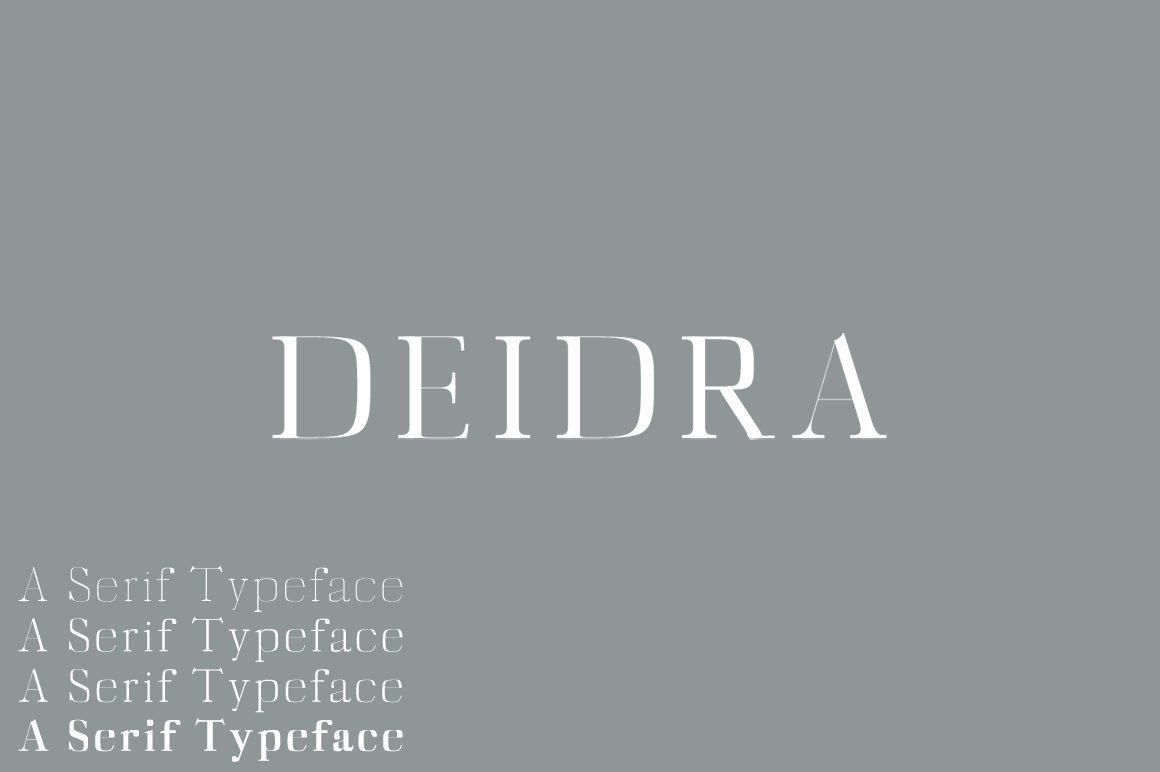 Diedra: The Didone Serif Font for Classy Brand Identity