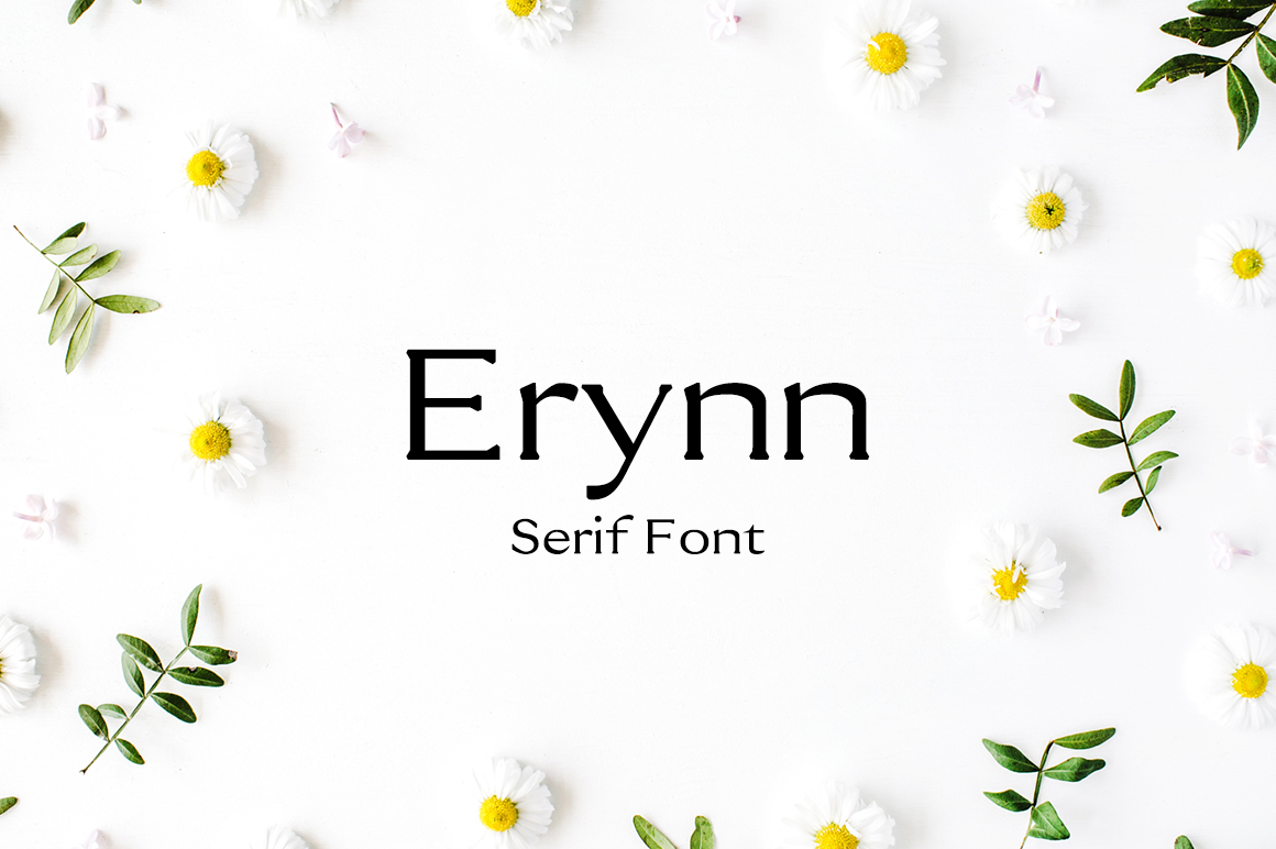 Erynn: A Clean Minimal Serif Font for Editorial Design