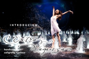 Extra Vaganza: A Decorative Script Font for Creative Branding Projects