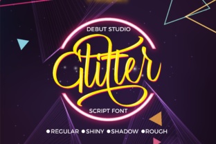 Glitter Script Typeface: Elevating Campaign Visuals with Handwritten Charm