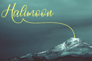 Halimoon Script: A Romantic Handwritten Font for Modern Web Design
