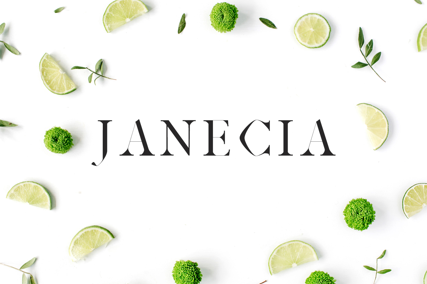 Janecia Typeface: Elevating Brand Identity with Classic Serif Appeal