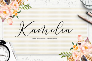 Kamelia: Modern Calligraphy for Scroll-Stopping Social Media Graphics