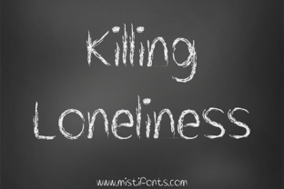 Killing Loneliness Typeface for Handmade Brand Identity