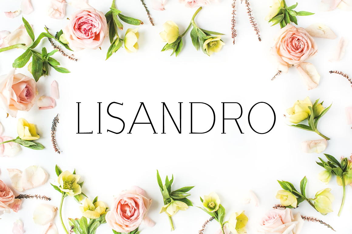 Lisandro Slab Serif Typeface for Boutique Brand Identity