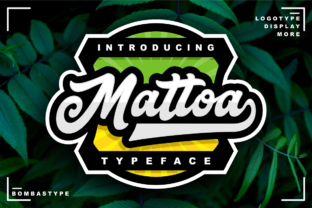 Mattoa: A Bold Script Handwritten Typeface for Display and Branding