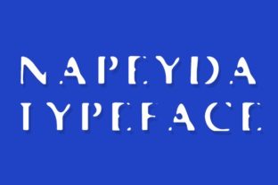 NaPeyda Hollow Distorted Latin Font Review for Makers