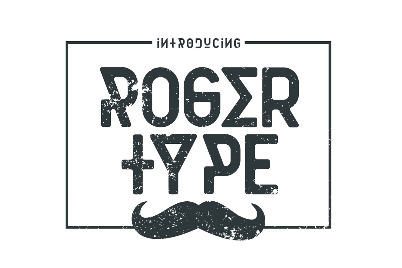Roger Type: A Modern Vintage Typeface for Bold Brand Identity