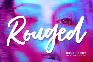 Rouged Typeface: A Modern Script for Premium Brand Identity