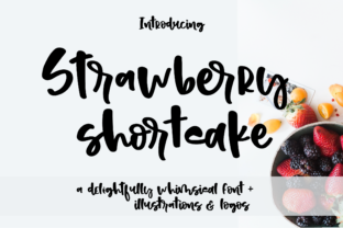 Strawberry Shortcake: A Playful Script Font for Digital Branding