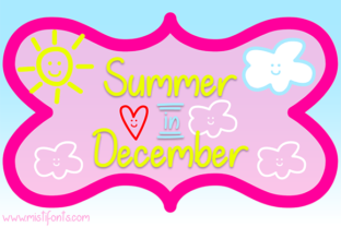 Summer in December Font: A Warm Script for Small Business Branding
