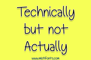 Technically But Not Actually: A Quirky Script Review