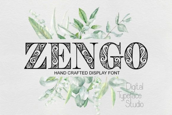 Zengo Decorative Serif Font Review for Handmade Branding